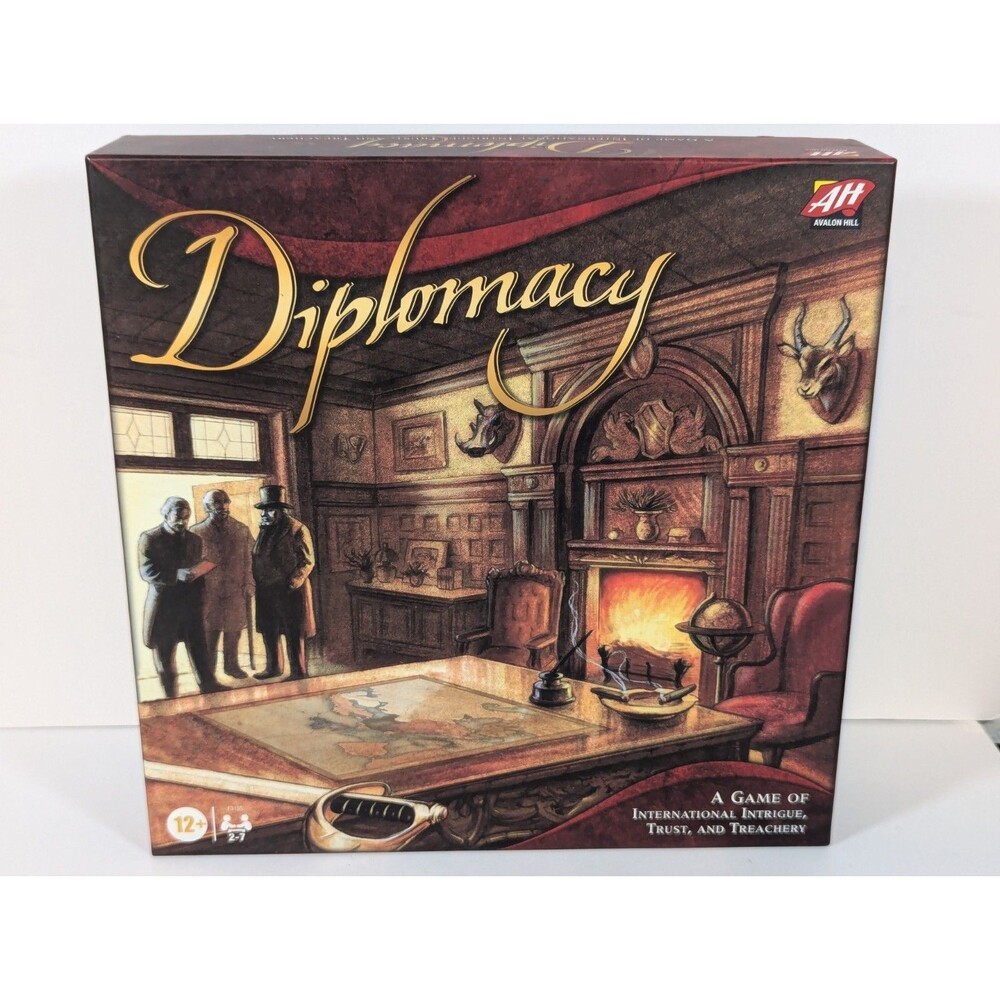 Diplomacy Board Game by Avalon Hill  50th Anniversary Wizards 2008 Complete